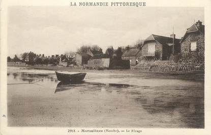 CPA FRANCE 50 " Morsalines, Le rivage"