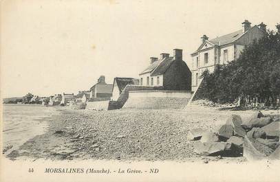 CPA FRANCE 50 " Morsalines, La grève"