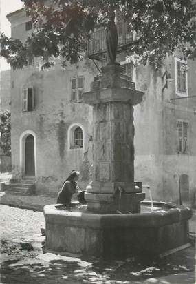 CPSM FRANCE 20" Corse, Omessa, La fontaine du village"