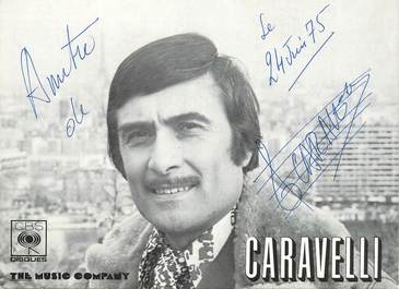 CPSM AUTOGRAPHE / MUSIQUE "Caravelli"