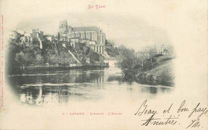 / CPA FRANCE 81 "Lavaur, l'agout, l'eglise"