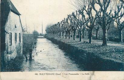 CPA FRANCE 39 "Bleiterans, Les promenades, La Seille "