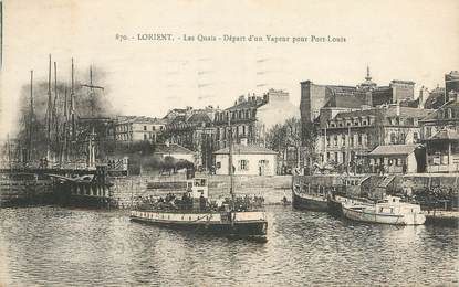 CPA FRANCE 56 "Lorient, Les Quais"