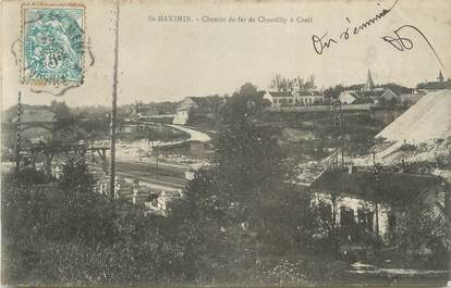 CPA FRANCE 60 " St Maximin, Chemin de fer de Chantilly à Creil"
