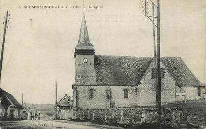 CPA FRANCE 60 " St Omer en Chaussée, L'église"