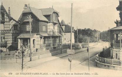 CPA FRANCE 62 " Le Touquet - Paris Plage, La Rue St Jean au Boulevard Daloz"