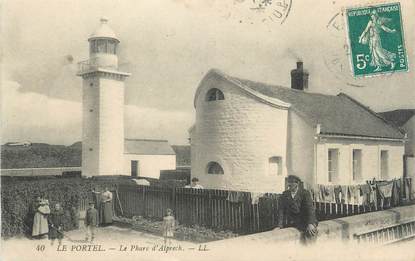 CPA FRANCE 62 " Le Portel, Le Phare d'Alprech" / PHARE