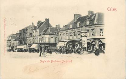 CPA FRANCE 62 "Calais, Angle du Boulevard Jacquard"