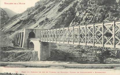 CPA FRANCE 66 " Bourrec, Pont du chemin de fer et tunnel"