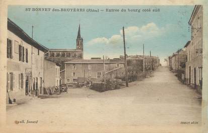 CPA FRANCE 69 " St Bonnet des Bruyères, Entrée du bourg "