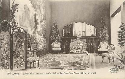 CPA FRANCE 69 " Lyon, Exposition internationale de 1914, Les Gobelins, Salon Bracquemond" / ART NOUVEAU