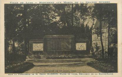 CPA FRANCE 70 " Lure, Le monument aux morts'