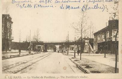 CPA FRANCE 72 "Pontlieue, Le viaduc"
