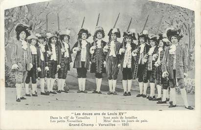 CPA FRANCE 78 " Versailles, Les 12 ans de Louis XV"