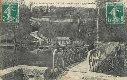 CPA FRANCE 78 " Ste Pezenne, La passerelle"