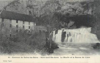 CPA FRANCE 25 "Nans sous Ste Anne, Le moulin et la Source du Lizon"