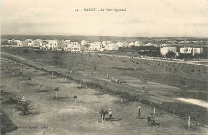 CPA MAROC "Rabat, le Petit Aguedal"
