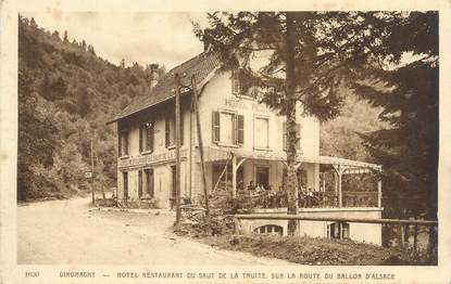 CPA FRANCE 90 " Giromagny, Hôtel Restaurant du Saut de la Truite"