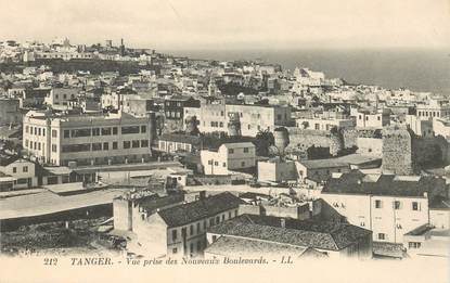 CPA MAROC "Tanger, vue prise des Nouveaux Boulevards"