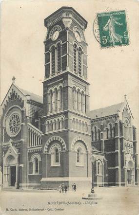 CPA FRANCE 80 " Rosières, L'église"
