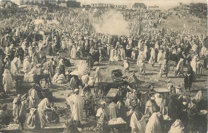 CPA MAROC "Tanger, Fête de la Poudre"