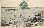 29 Finistere / CPA FRANCE 29 "Saint Jean du doigt, la plage"