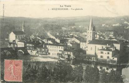 CPA FRANCE 81 " Roquecourbe, Vue générale"