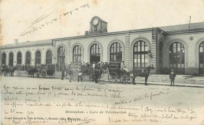 CPA FRANCE 82 " Montauban, Gare de Villebourbon"