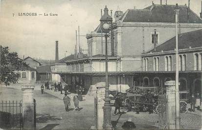 CPA FRANCE 87 " Limoges, La gare"