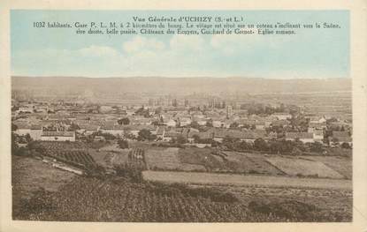 CPA FRANCE 71 " Uchizy, Vue générale"