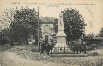 CPA FRANCE 23 " St Sulpice le Dunois, Le monument aux morts"