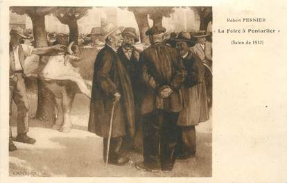 CPA FRANCE 25 " Pontarlier, La foire de 1932"