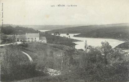 CPA FRANCE 29 " Bélon, La rivière"