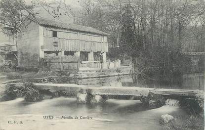 CPA FRANCE 30 " Uzès, Moulin de carrière"