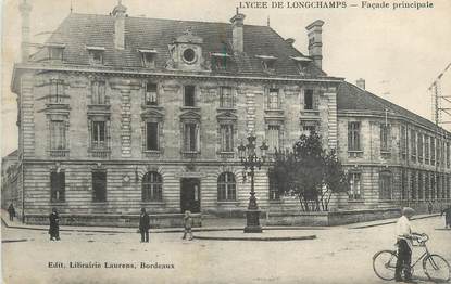 CPA FRANCE 34 " Bordeaux , Le Lycée de Longchamps "