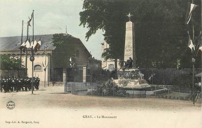 / CPA FRANCE 70 "Gray, le monument"