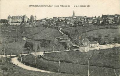 / CPA FRANCE 87 "Rochechouart, vue générale"