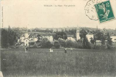 CPA FRANCE 38 "Thuellin, Vue générale"