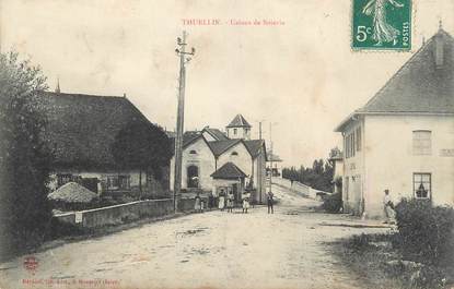 CPA FRANCE 38 "Thuellin, Usine de soierie"