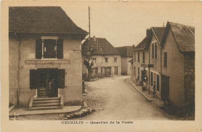 CPA FRANCE 38 "Chimilin, Quartier de la Poste"