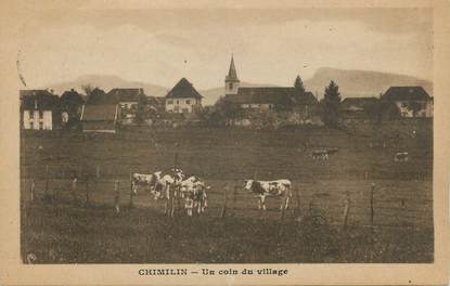 CPA FRANCE 38 "Chimilin, Un coin du village"