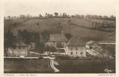 CPA FRANCE 38 "Evrieux, Usine du Bourg" / USAGE TARDIF