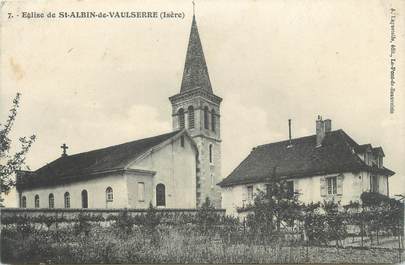 CPA FRANCE 38 " St Albin de Vaulserre, L'église"