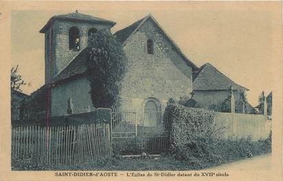 CPA FRANCE 38 " St Didier d'Aoste, L'église"