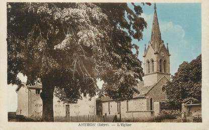 CPA FRANCE 38 " Anthon, L'église"