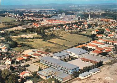 CPSM FRANCE 38 " Charvieu, Vue générale aérienne"