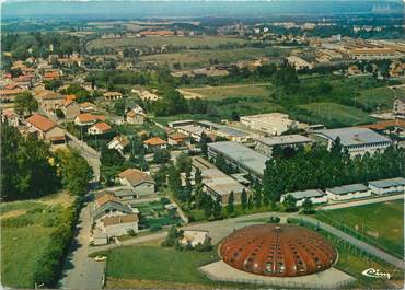 CPSM FRANCE 38 " Charvieu, Vue générale aérienne"