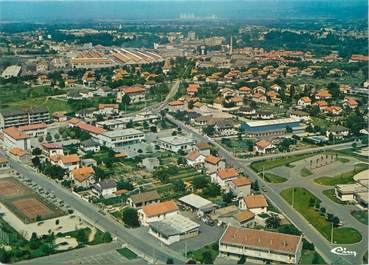 CPSM FRANCE 38 " Charvieu, Vue générale aérienne"