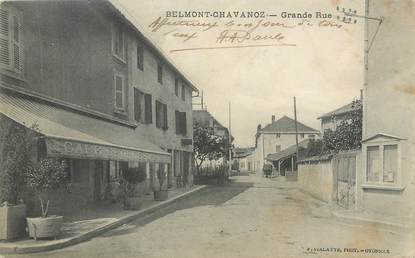 CPA FRANCE 38 " Belmont - Chavanoz, Grande Rue"