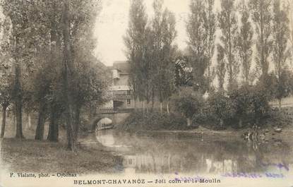 CPA FRANCE 38 " Belmont - Chavanoz, Le moulin"